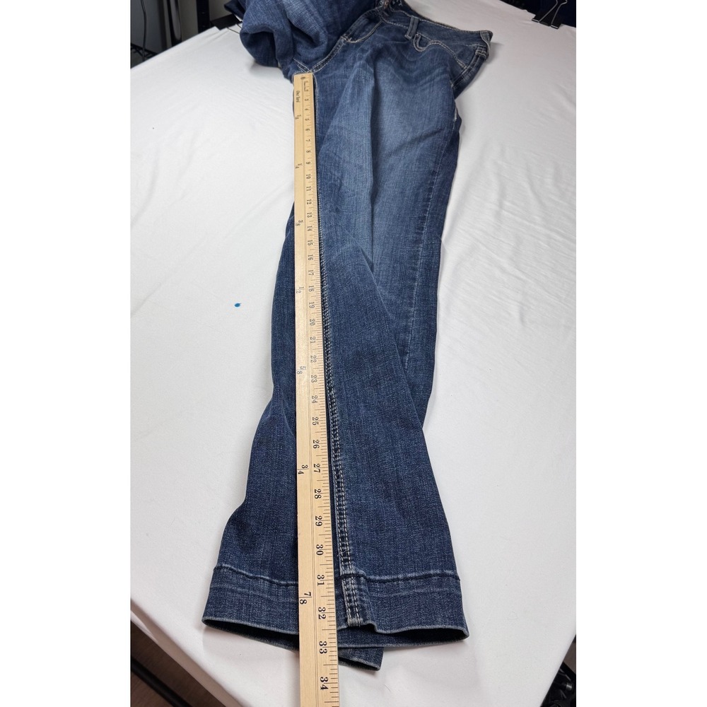 Ariat Goldie Wide Leg Trouser Jeans NEW Womens 32 Mid Rise 32R Cowgirl Western - Picture 9 of 15
